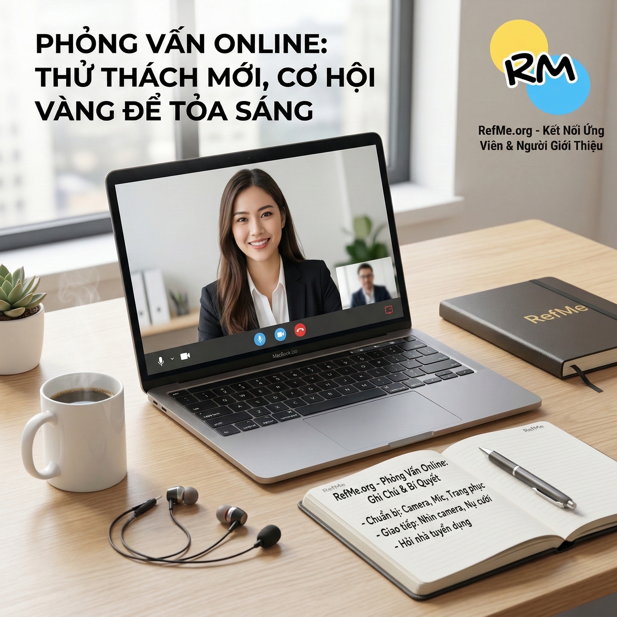 Phỏng vấn Online: Bí Quyết Gây Ấn Tượng Mạnh Với Nhà Tuyển Dụng Từ Xa