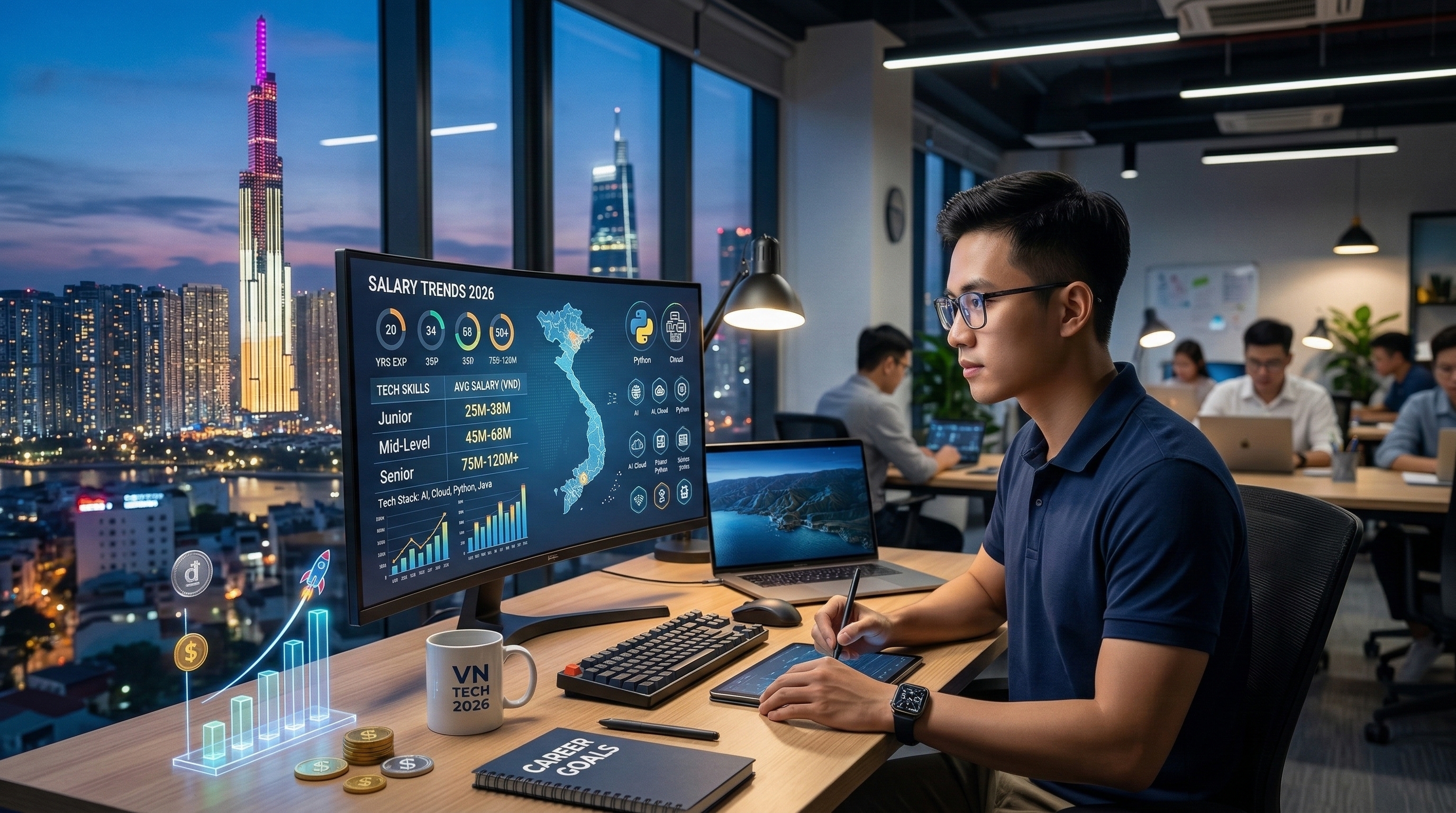 Thực Trạng Lương IT Việt Nam 2026: Cách Đánh Giá Mức Lương Phù Hợp Với Bạn