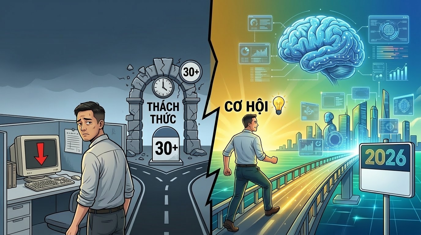 Chuyển Nghề Sau 30 Tuổi: Thách Thức & Cơ Hội Trong Kỷ Nguyên 2026