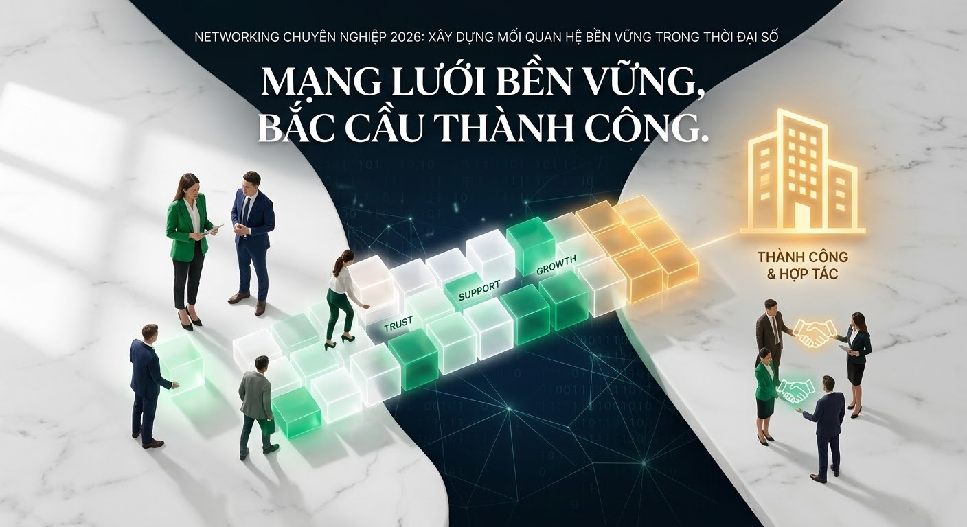 Networking Chuyên Nghiệp 2026: Xây Dựng Mối Quan Hệ Bền Vững Trong Thời Đại Số