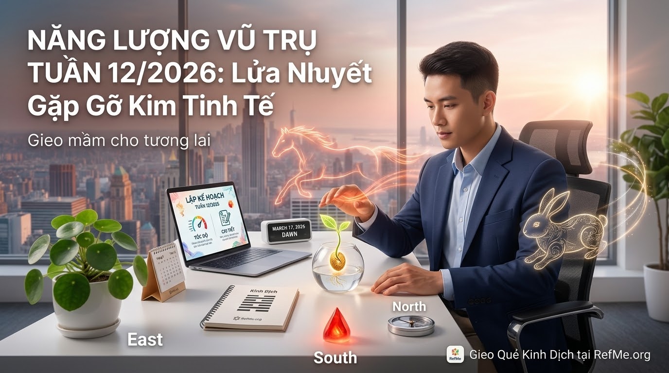 Tuần 12/2026: Năng Lượng Sự Nghiệp & Bí Quyết Bứt Phá Năm Bính Ngọ