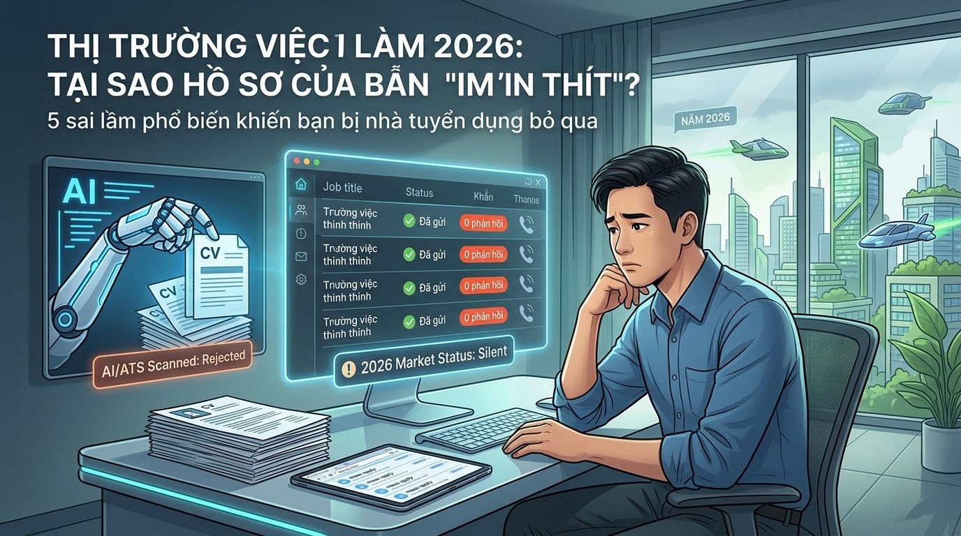 Bị Nhà Tuyển Dụng Bỏ Qua? 5 Sai Lầm Tìm Việc Chết Người Năm 2026
