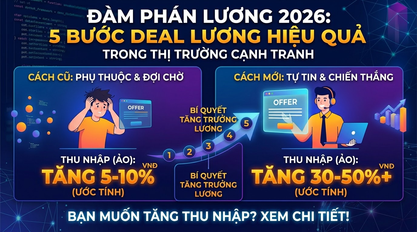 Đàm Phán Lương 2026: 5 Bước Deal Lương Hiệu Quả Trong Thị Trường Cạnh Tranh