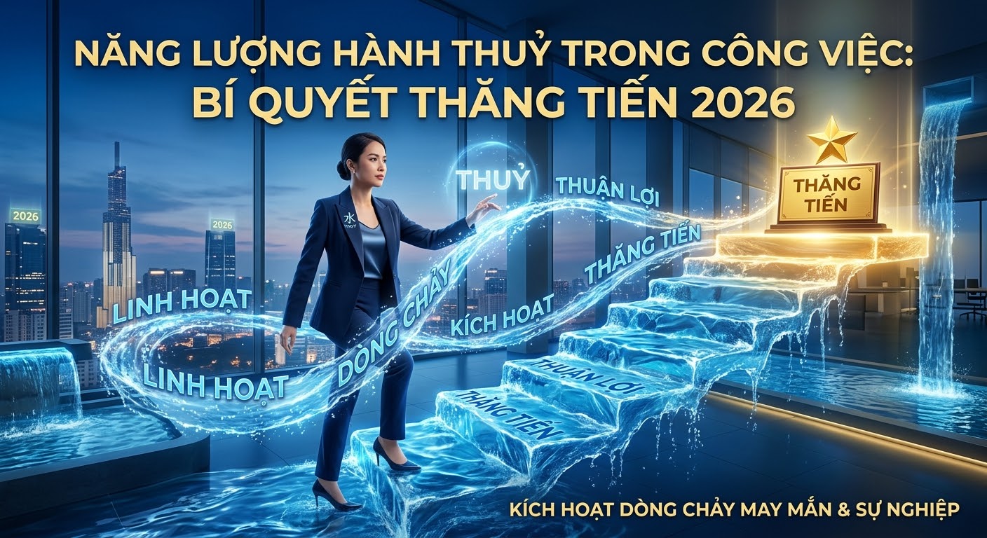 Năng Lượng Hành Thuỷ Trong Công Việc: Bí Quyết Thăng Tiến Năm 2026