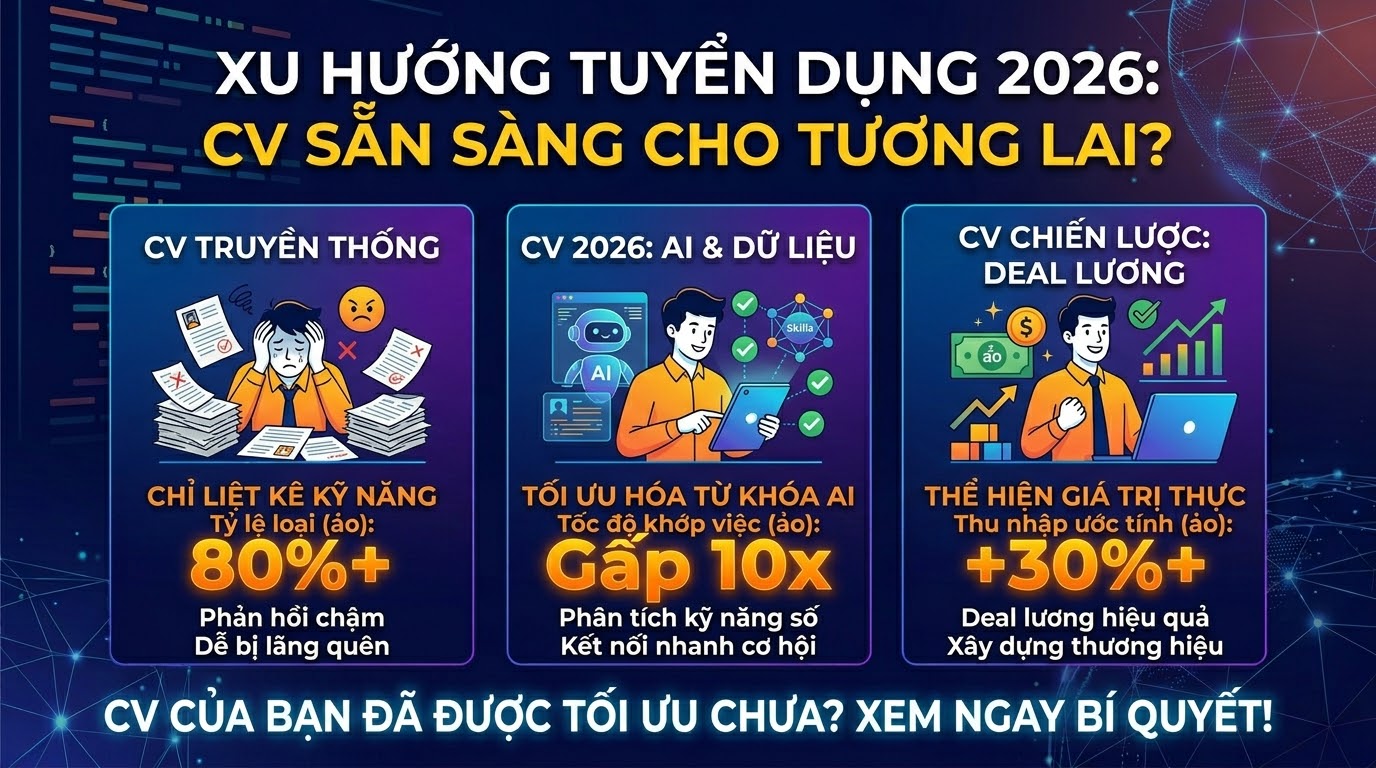 Xu Hướng Tuyển Dụng 2026: CV Của Bạn Đã Sẵn Sàng Cho Tương Lai?