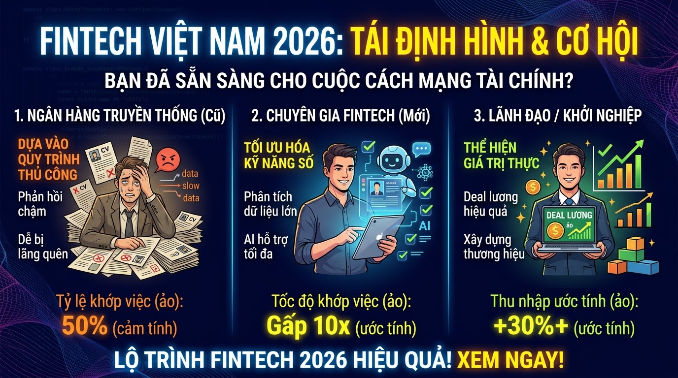 Fintech Việt Nam 2026: Tái Định Hình Ngành Tài Chính & Cơ Hội Cho Ai?